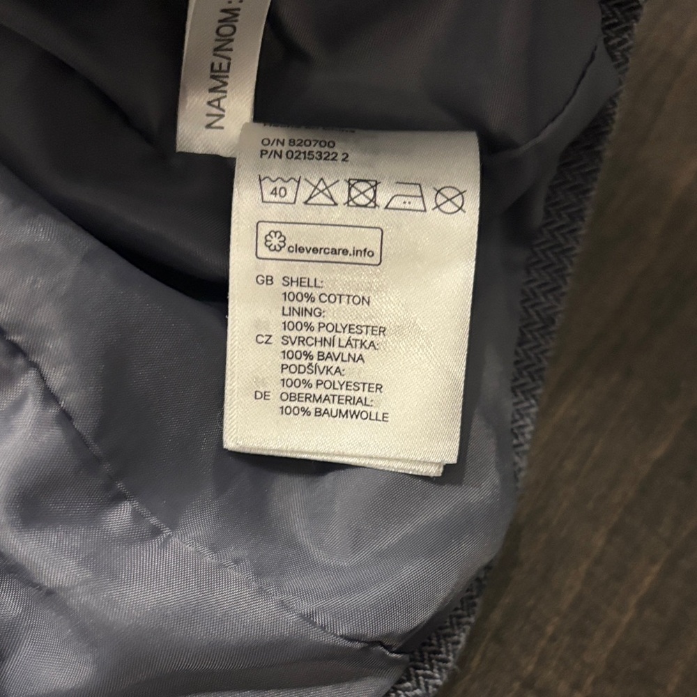 H&M Kids Charcoal Blazer, size 7-8 - Picture 5 of 11